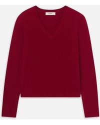 FRAME - The Everyday Cashmere V Neck - Lyst