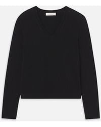 FRAME - The Everyday Cashmere V Neck - Lyst