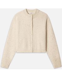 FRAME - The Cashmere Fleck Cardi - Lyst