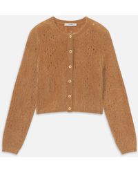 FRAME - The Cashmere Airy Teddy Cardi - Lyst