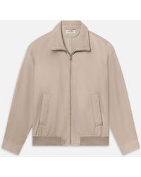 FRAME - Leather Bomber Jacket - Lyst