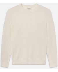 FRAME - Lightweight Cashmere Blend Sweater - Lyst