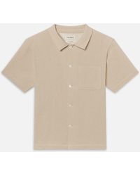 FRAME - Open Weave Shirt - Lyst
