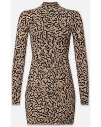 FRAME - Jacquard Sweater Dress - Lyst