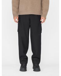 Mens Clothing Trousers Slacks and Chinos Casual trousers and trousers Michael Coal Flannel Pants in Black for Men 