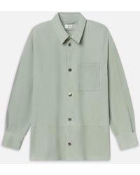 FRAME - The Suede Studio Shirt - Lyst