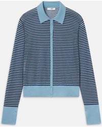 FRAME - The Collared Cardi - Lyst