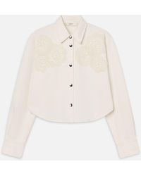 FRAME - The Crochet Swing Shirt - Lyst