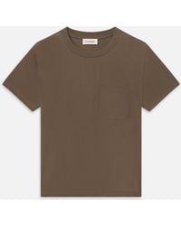 FRAME - Relaxed Pocket Tee - Lyst