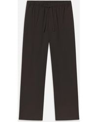 FRAME - Wool Easy Trousers - Lyst
