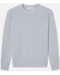 FRAME - Cashmere Crewneck Sweater - Lyst