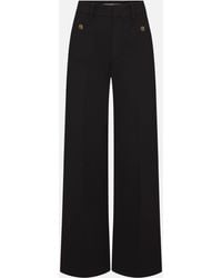 FRAME - The Slim Palazzo Trouser - Lyst