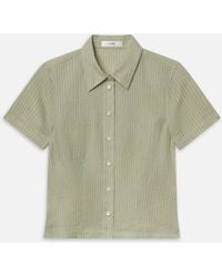 FRAME - The Linen Seaside Shirt - Lyst