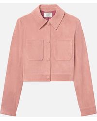 FRAME - The Small Suede Jacket - Lyst