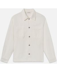 FRAME - Lightweight Shirt Jacket - Lyst
