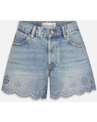 FRAME - The Eyelet Hang Short Long - Lyst