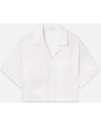 FRAME - The Linen Pocket Shirt - Lyst