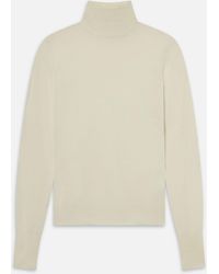FRAME - Slim Turtleneck - Lyst