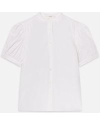 FRAME - The Gathered Top - Lyst