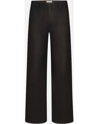 FRAME - Le Slim Palazzo Modernist Pocket Leather - Lyst