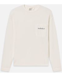 FRAME - Sotheby's Long Sleeve Tee - Lyst
