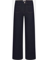 FRAME - Le Slim Palazzo Long Modernist Pocket - Lyst