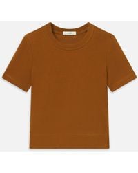 FRAME - The Boxy Tee - Lyst