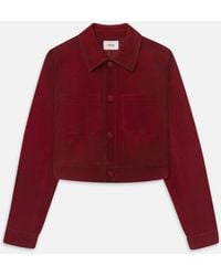 FRAME - The Small Suede Jacket - Lyst