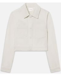 FRAME - The Small Denim Jacket - Lyst