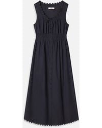 FRAME - The Serene Midi Dress - Lyst