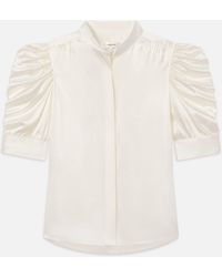 FRAME - The Gillian Top - Lyst