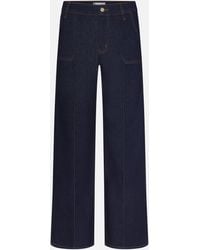 FRAME - Le Pixie Slim Palazzo Pintuck Pocket - Lyst