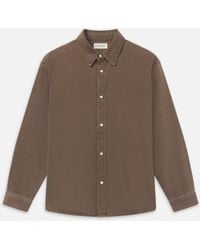 FRAME - Relaxed Denim Shirt - Lyst