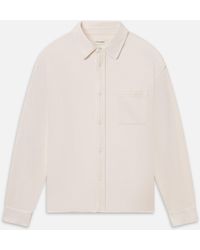 FRAME - Waffle Textured Shirt - Lyst