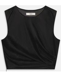 FRAME - The Mesh Twist Tank - Lyst
