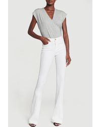 FRAME Le High Flare - White