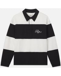 FRAME - Ritz Rugby Polo Shirt - Lyst