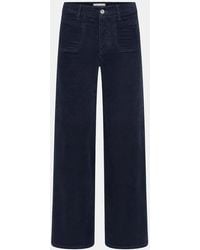 FRAME - Le Slim Palazzo Modernist Pocket Corduroy - Lyst