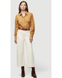 FRAME Suede 70s Shirt - Natural