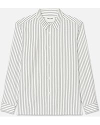 FRAME - Classic Woven Shirt - Lyst