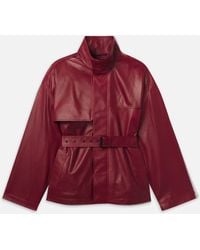 FRAME - The Alexandra Leather Trench - Lyst