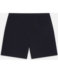 FRAME - Open Weave Shorts - Lyst