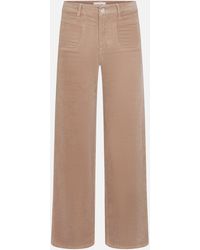 FRAME - Le Slim Palazzo Modernist Pocket Corduroy - Lyst