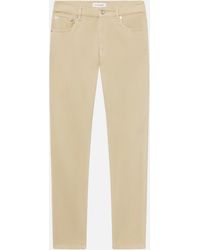 FRAME - Modern Straight Brushed Twill - Lyst