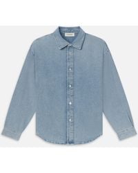 FRAME - Classic Denim Shirt - Lyst