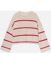 FRAME - The Rolled Hem Sweater - Lyst