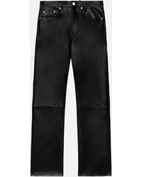 FRAME - Ritz Leather Pant - Lyst