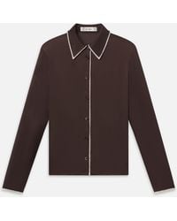 FRAME - The Slim Essential Shirt - Lyst