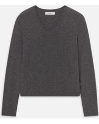 FRAME - The Everyday Cashmere V Neck - Lyst