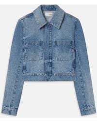 FRAME - The Small Denim Jacket - Lyst